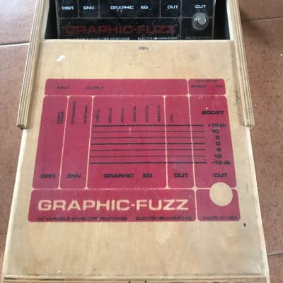 Electro-Harmonix Graphic Fuzz EQ / Distortion / Sustainer 1980s - Black / Red for sale