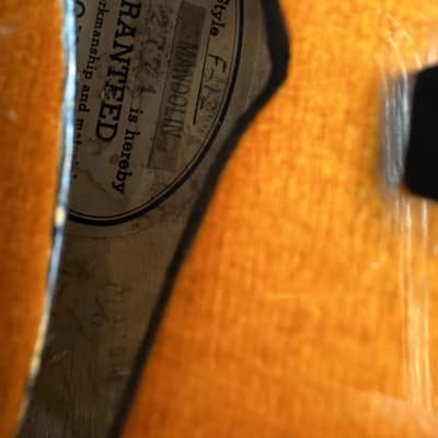 Gibson F-12 Mandolin 1949 - Sunburst image 12