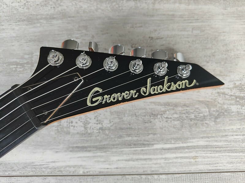 1996 Grover Jackson BBV5.8 “Black Blood” String Thru Flying V (Black)