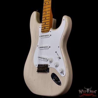 Fender Custom Shop Eric Clapton Signature Stratocaster Maple Fingerboard Journeyman Relic Aged White Blonde 8.05 LBS image 2