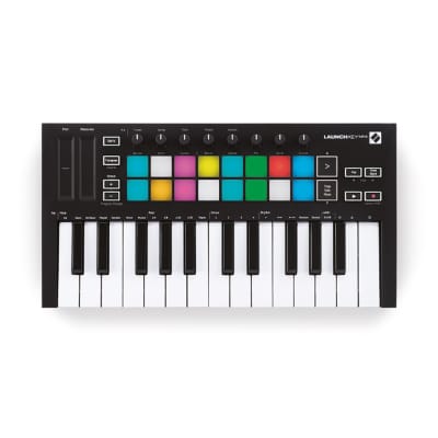 Novation Launchkey Mini MK3 25-Mini-Key MIDI Keyboard Controller, 16 RGB Pads image 9