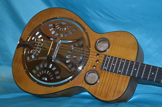 Dobro Hound Dog Deluxe Square Neck, Fishman Electronics | Reverb
