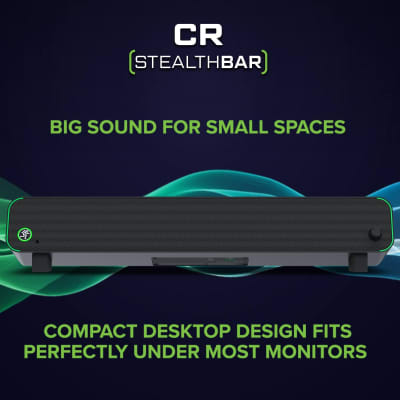 Mackie CR StealthBar Desktop PC Soundbar with Bluetooth Connectivity image 16