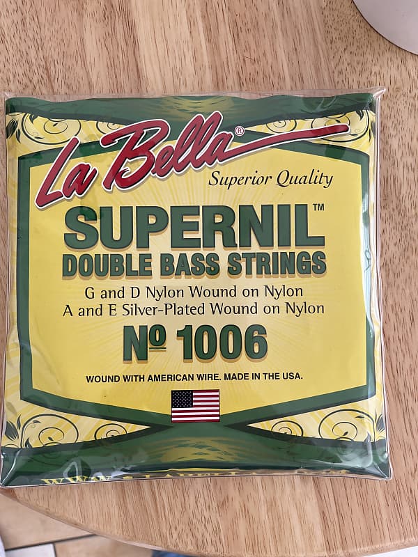La Bella Supernil Double Bass Strings — No 1006 Reverb