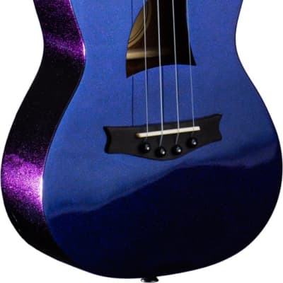 Eddy Finn OCEAN KING SERIES CONCERT UKULELE WITH GIG BAG SAP (EFOK-PB ) - Color Shift Blue/Purple for sale