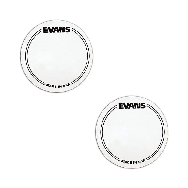 Evans Clear Plastic Bass Drum Impact Patches (Pair Reverb