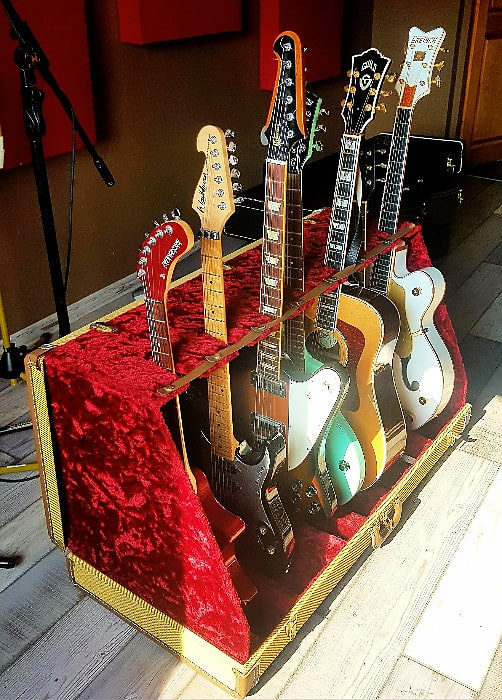 Case　guitar)　(7　Stands　Guitar　Fender　Reverb　Color　Tweed