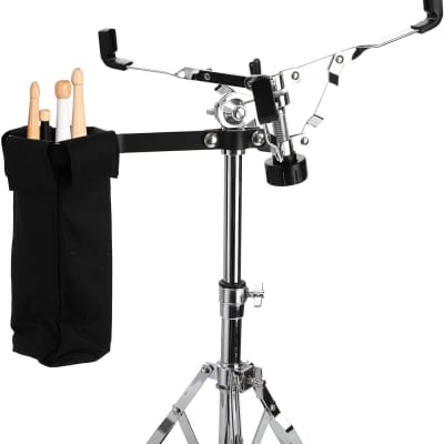 Snare Drum Stand with Drum Sticks Holder, Double Braced Tripod Snare Stand Fit for 10 to 14 Inch Snare Drum, Drum Pad, Adjustable Height 14.5 to 23 Inches for Drum Beginners, Lightweight image 4
