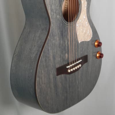Art & Lutherie Roadhouse Q-Discrete Denim Blue Parlor Acoustic Electric Guitar (Model # 047079) image 1