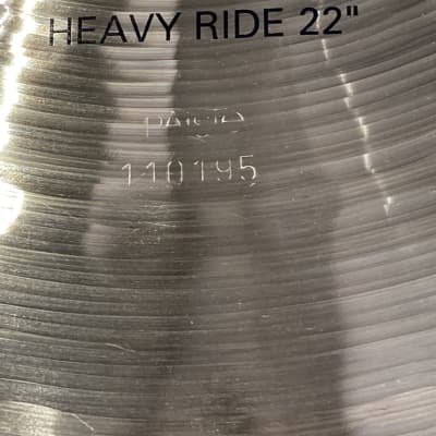 David Garibaldi's Tower of Power Paiste 22" Alpha Heavy Ride, Prototype 3,350g 1980's image 10