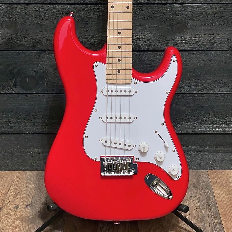 Nashville Guitar Works SStyle Red Electric Guitar w/ Gig Bag Reverb