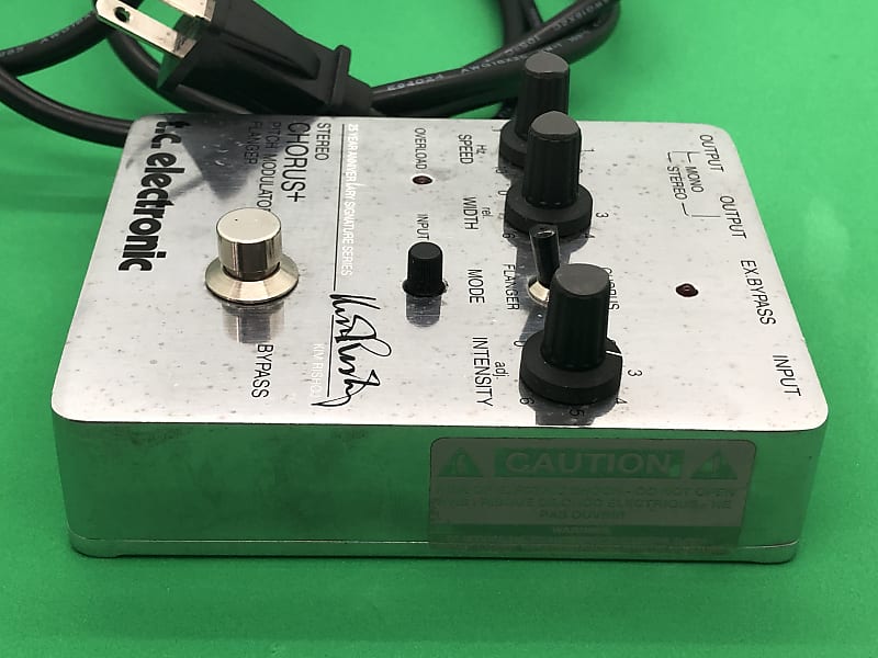 TC Electronic 25th Anniversary CHROME Stereo Chorus Flanger TC Electronic 25th Anniversary CHROME Stereo Chorus Flanger