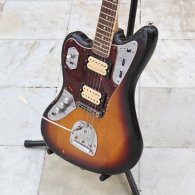 Fender Kurt Cobain Road Worn Jaguar Left-Handed 3-Color Sunburst (2011) for sale