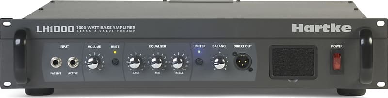 Hartke LH1000 Hybrid Bass Amplifier Head image 1