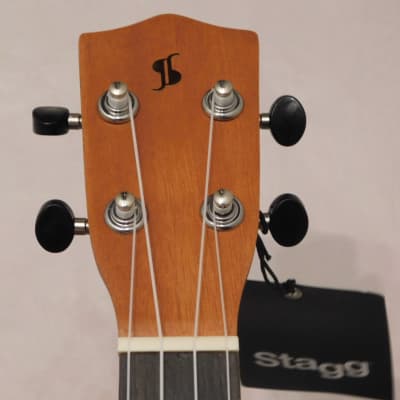 Stagg Tiki series soprano ukulele with sapele top and Gig Bag 2018 AH Finish image 5