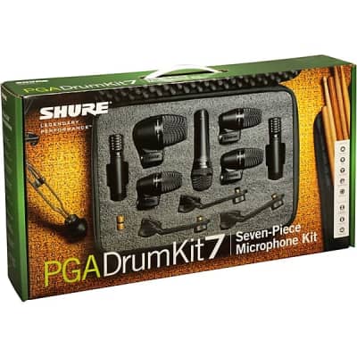 Shure PGADRUMKIT7 7 Piece Microphone Set For Drum Kit image 9