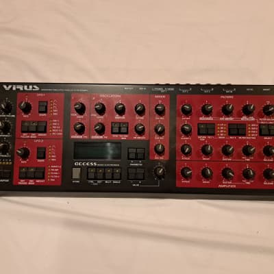 Access Virus A Desktop l Synthesizer 2000s - Black / Red image 2