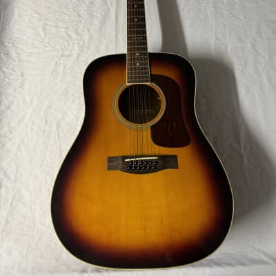Carlo Robelli SD-120-12 Dreadnaught Acoustic Guitar 12 String 2000s - Sunburst image 1