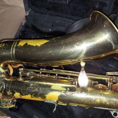 buescher 400 intermediate-level alto saxophone, very good cond, with case/etc. image 10