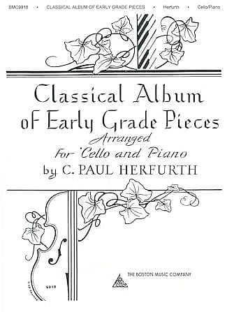 Classical Album of Early Grade Pieces for Cello and Piano image 1