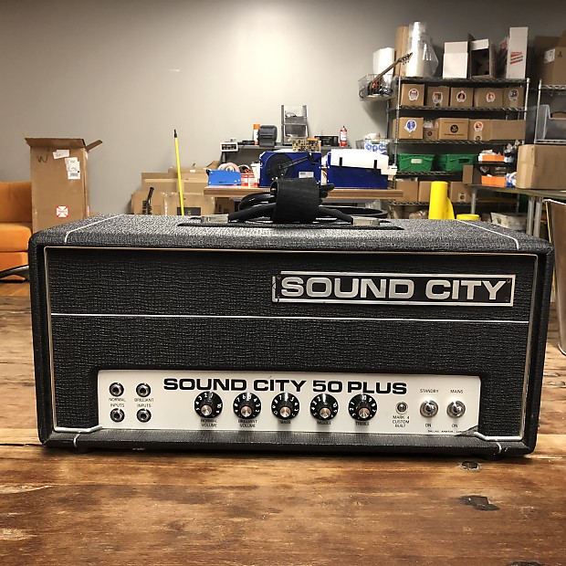Sound City B50 50 Plus 1970s Black / Silver image 1