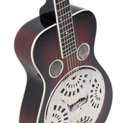 RR-60-VS Recording King Professional Wood Body Squareneck Resonator, Mahogany image 1
