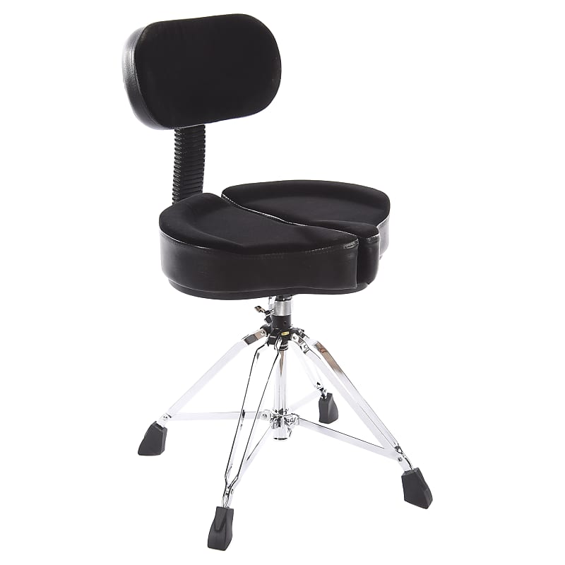 Ahead Spinal-G Saddle Drum Throne with Backrest, 4-Leg Base image 1