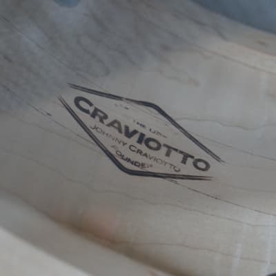 Craviotto 6.5x14" 20th Anniversary Q1 Curly/Maple Snare Drum - #8 of 20 image 10