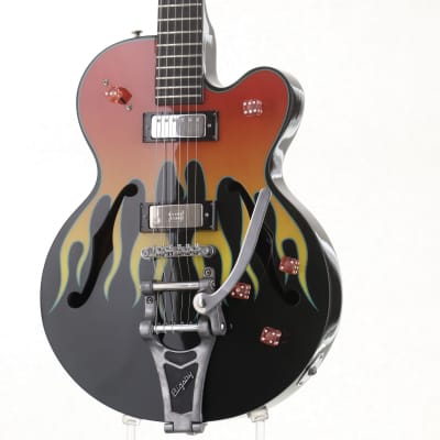 Epiphone Flamekat Ebony with Flame Graphic [SN U05030139] (05/27) for sale