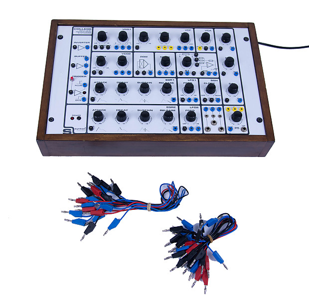 Synton College instructional Synth - Rare White Version- Serviced - Warranty image 1