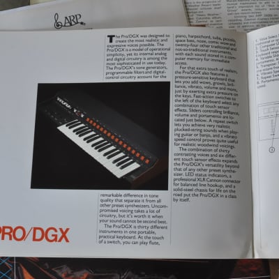 Arp synthesizer vintage catalog booklet brochure.1977 Package of stuff 2600 + 1977 image 14