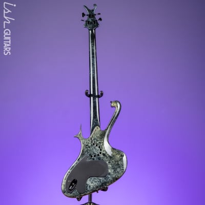 2002 Ritter Raptor Fretless 4-String Bass Marble image 11