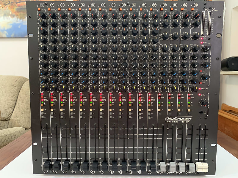 RARE Studiomaster Pro Line 162R Mixing Console Discrete Reverb