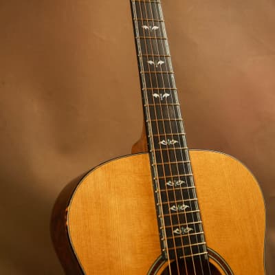 Harvey Leach Custom Homestead "The Tree" Mahogany Acoustic Guitar image 11