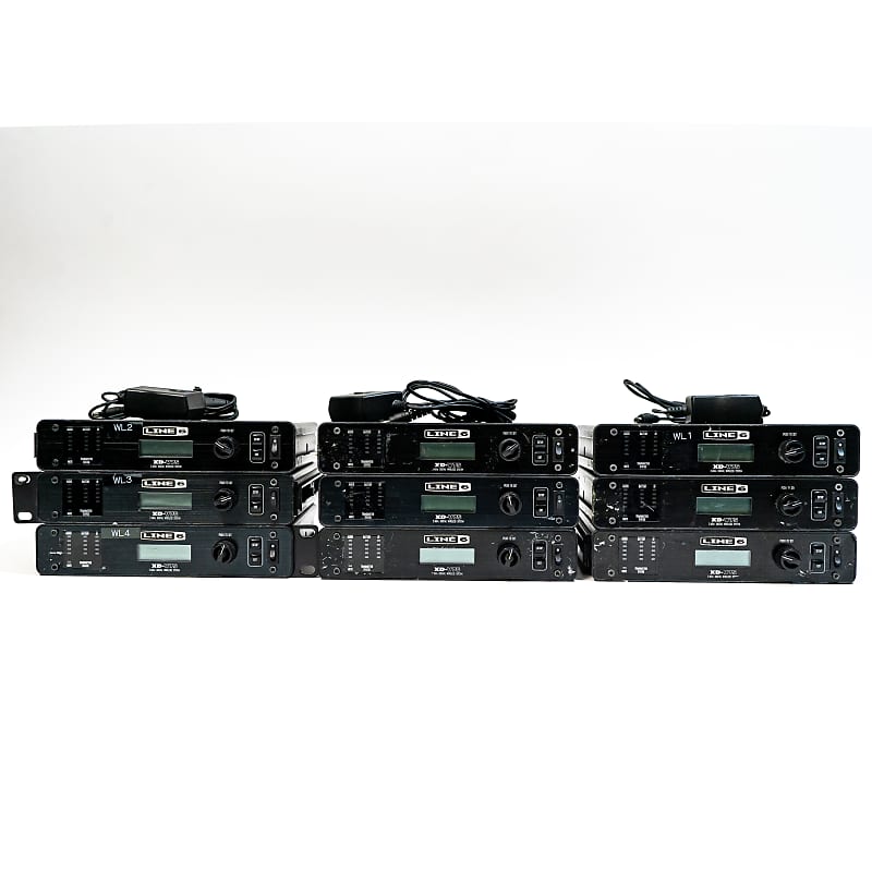 Line 6 XD-V75 - 2.4GHz Digital Wireless Systems - Set of 9 with 3 Power  Supplies