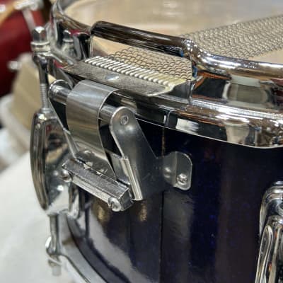 Slingerland 8 Lug Snare Drum 12/1965 - Deep Blue Sparkle image 19
