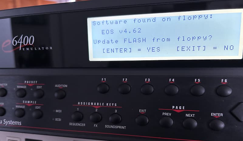 Upgrade EOS floppy pack for E-MU Systems EMU E4, E4X, e64, | Reverb