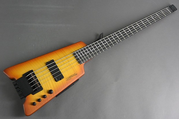 Steinberger Synapse XS-15FPA Custom 5-String Bass Trans Amber