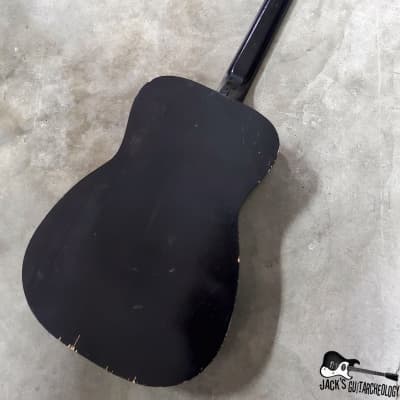 Luthier Special: Harmony / Kay / Truetone Guitar Husk Project (1950s, Black) image 21