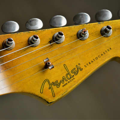 Fender Stratocaster  Standard Custom Relic Nitro Magenta Sparkle image 19