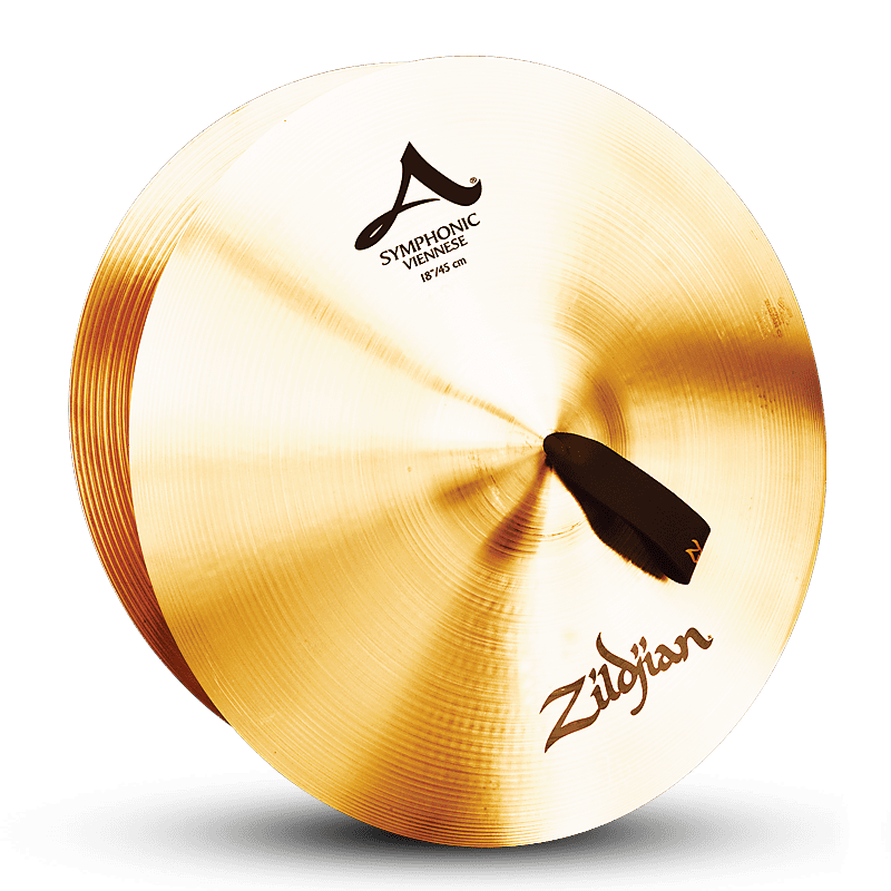 Zildjian 18" A Zildjian Symphonic Viennese Tone - Pair A0447 image 1