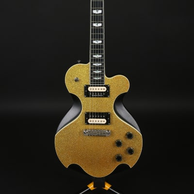 Kraken Janus Supreme Gold Top Unique Design Electric Guitar Sparkle Single Cut LP Style image 1