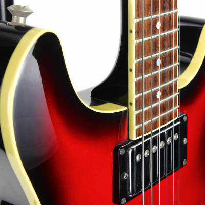 CLEAN! 2000 Hamer USA Newport Pro Black Cherry Burst - Solid Carved Spruce Top, Hollowbody Guitar! image 17