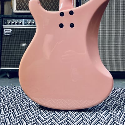 Burny BRB 2008 short scale 32” Shell pink Rickenbacker style image 9