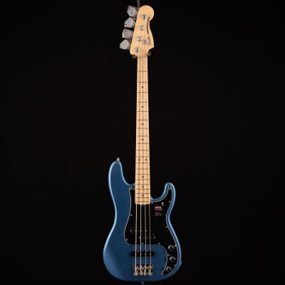 Fender American Performer Precision Bass Satin Lake Placid Blue  670 image 8