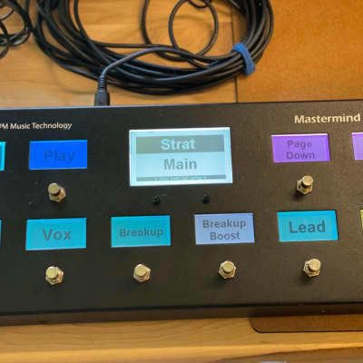 RJM Mastermind GT 10 Midi Controller w/Power and Midi cables