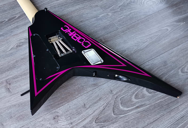 Edwards ESP Alexi Laiho AL-166 Pink Sawtooth Played & Signed