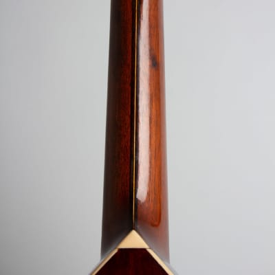 Wm. Stahl Flat back, bent top Mandola made by Larson Brothers c. 1925 natural top, faux rosewood bac image 9