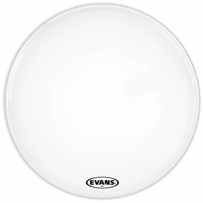 Evans BD30MX1W MX1 White Marching Bass Drum Head - 30"