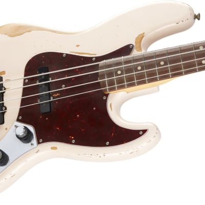 Fender Flea Jazz Bass Rosewood Fingerboard Roadworn Shell Pink 0141020356 SERIAL NUMBER MX22302831 - 8.6 LBS image 3
